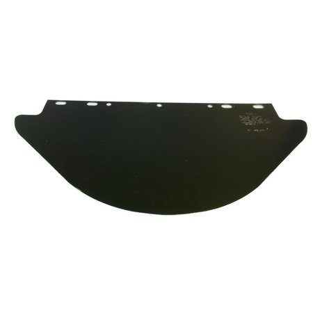 POWERWELD Dark Green Face Shield, Fibre-Metal Style, 9" x 19" 4199DG